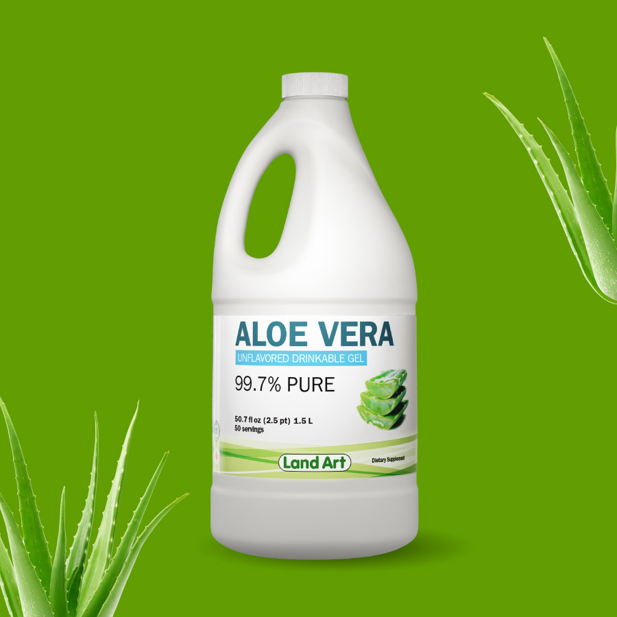 Aloe vera drinkable gel