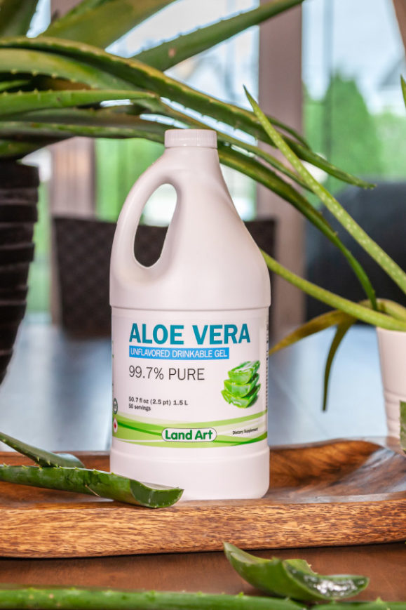 Aloe vera drinkable gel
