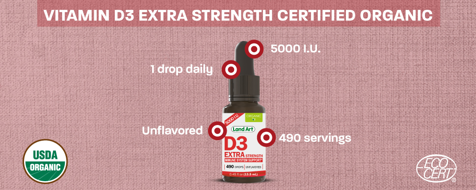 Vitamin D3 certified organic