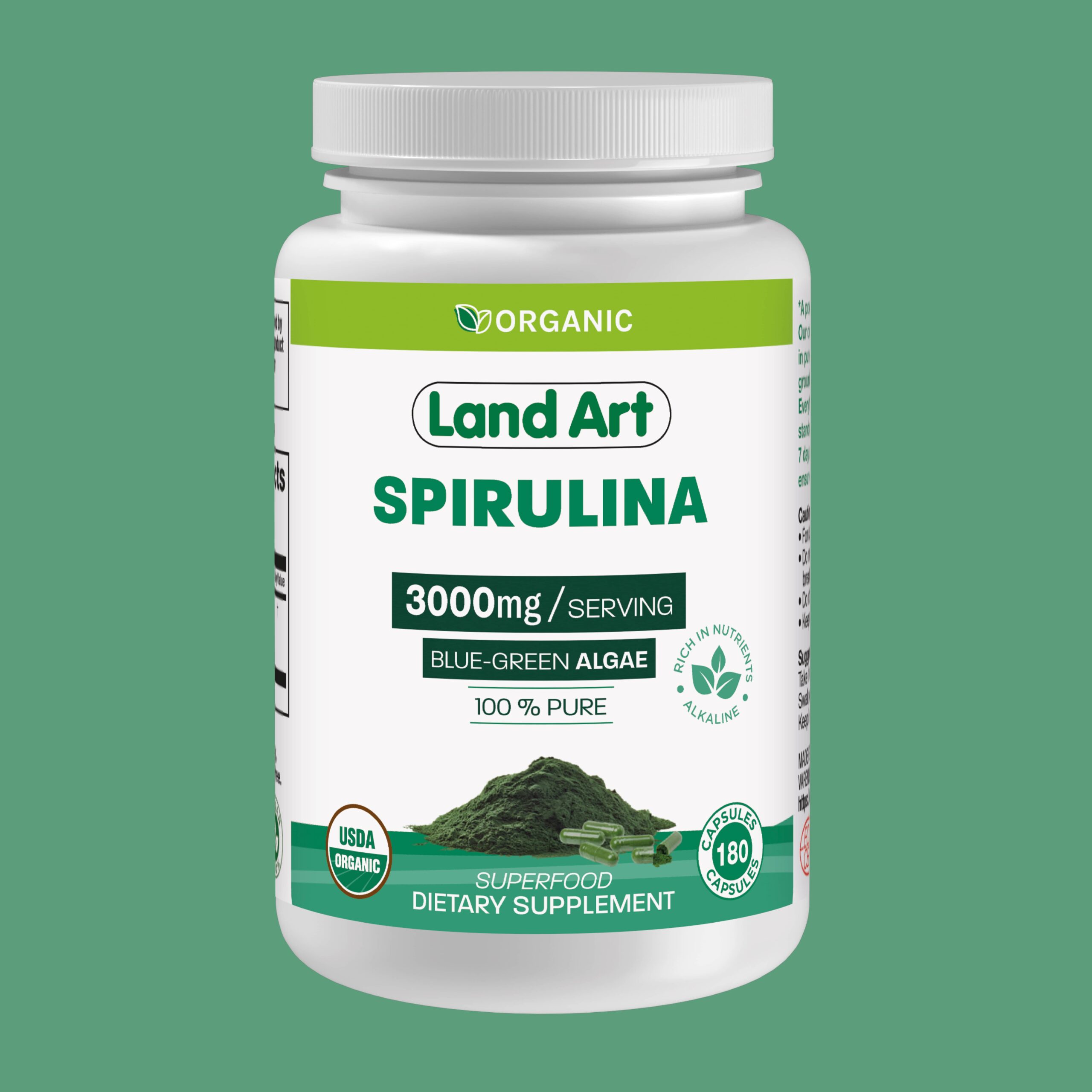 Organic Spirulina-Capsules